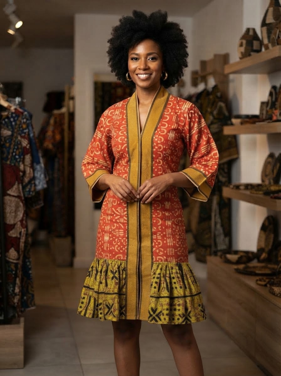 African print dresses service